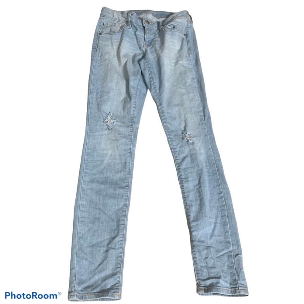 Old Navy Size 6 Regular Rockstar Light Blue Jeans